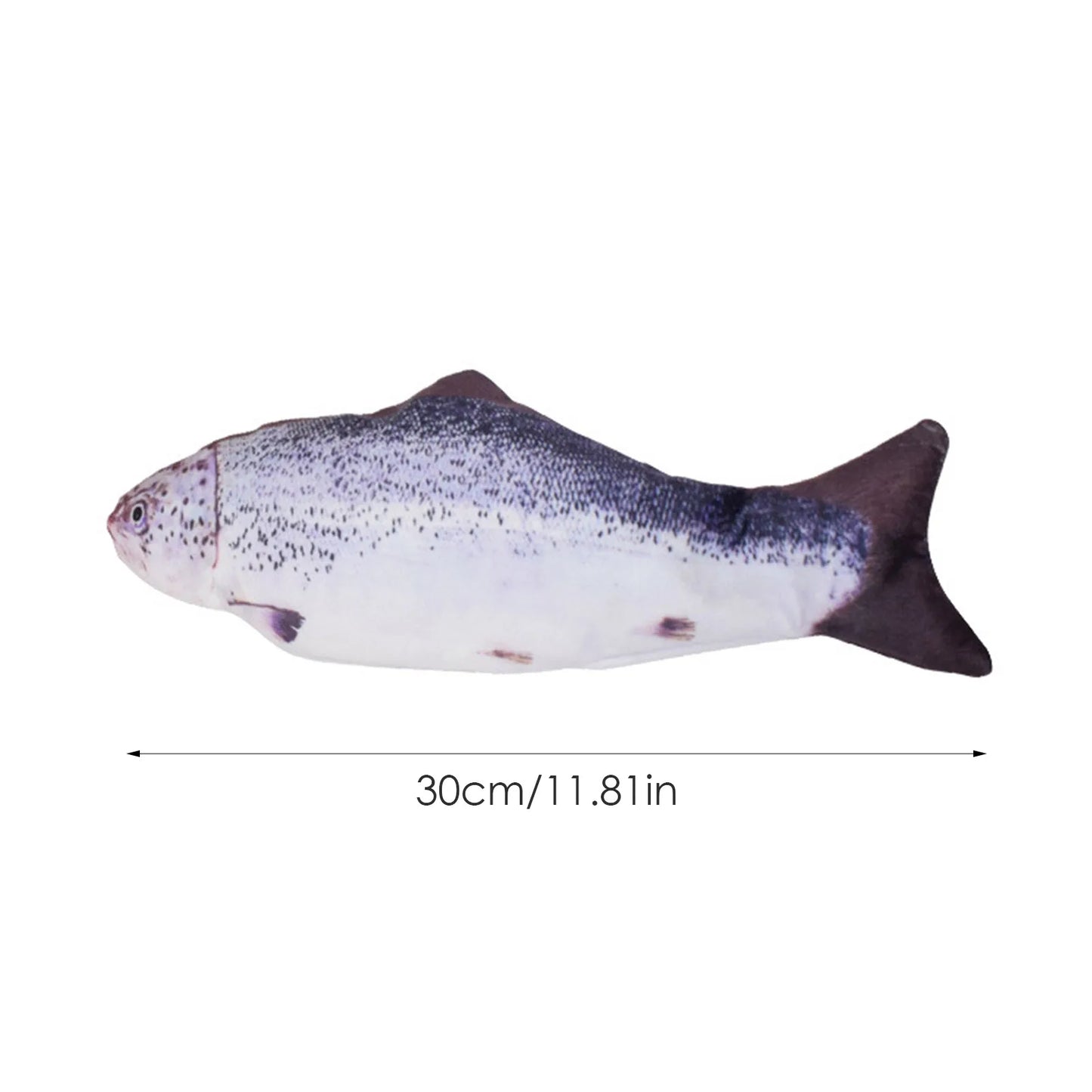 USB Rechargeable Interactive Floppy Fish Cat Toy – Realistic Electric Moving Fish for Cats & Dogs Chew & Play Pet Supplies