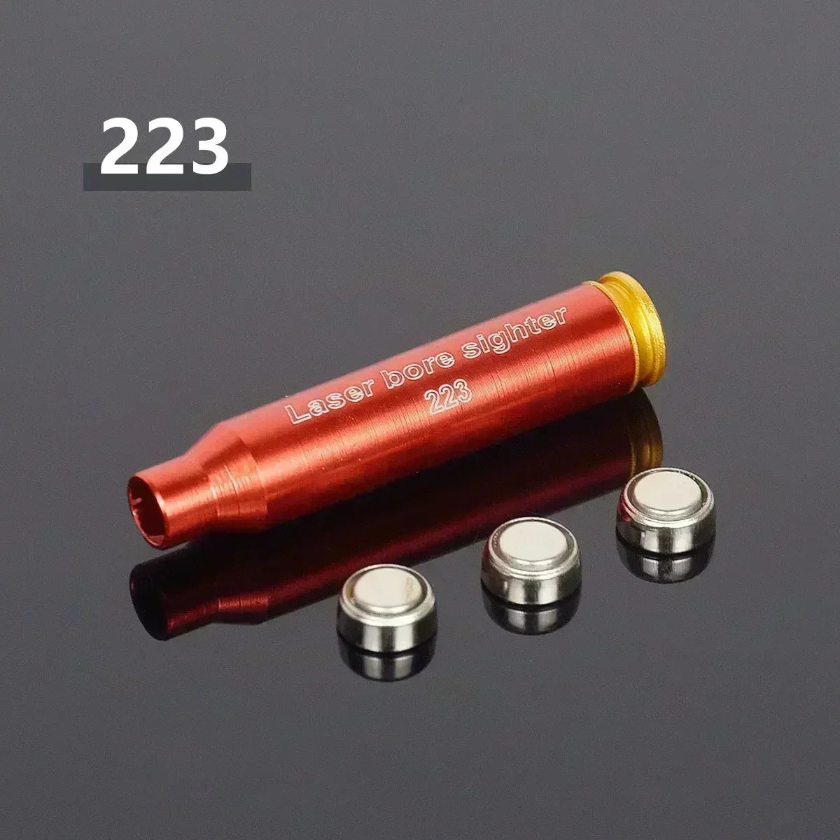 Multi-Caliber Laser Bore Sighter — 12GA, 20GA, 5.45x39, 7.62x39, 9x19mm, .223, .308, .338 Training Cartridge