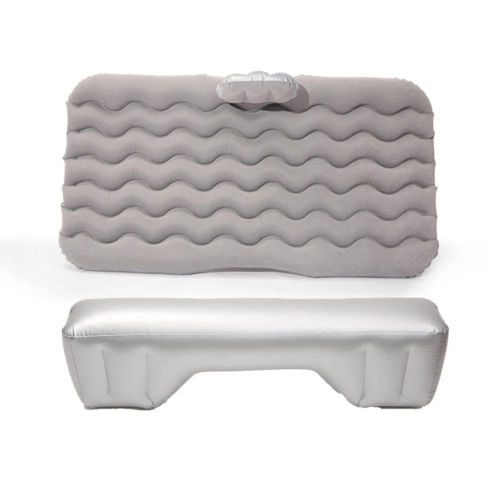 Universal Car Air Inflatable Travel Mattress – Back Seat Sofa Pillow & Camping Cushion