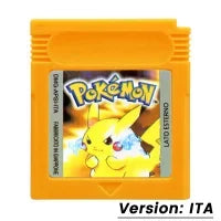 Pokemon GBC Game Cartridge — Red, Blue, Crystal, Gold, Green, Silver, Yellow 16-Bit for GB/SP