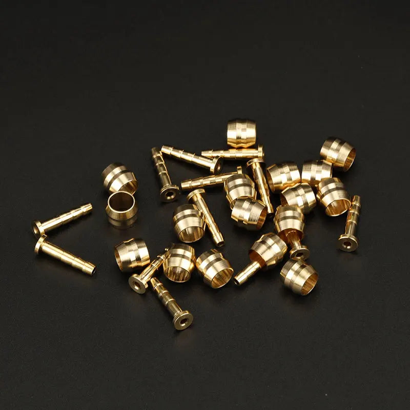 50pcs Bicycle Brake Olives & Inserts – Hydraulic Connector Replacements for SHIMANO BH90/BH59, SRAM, Magura, Tektro