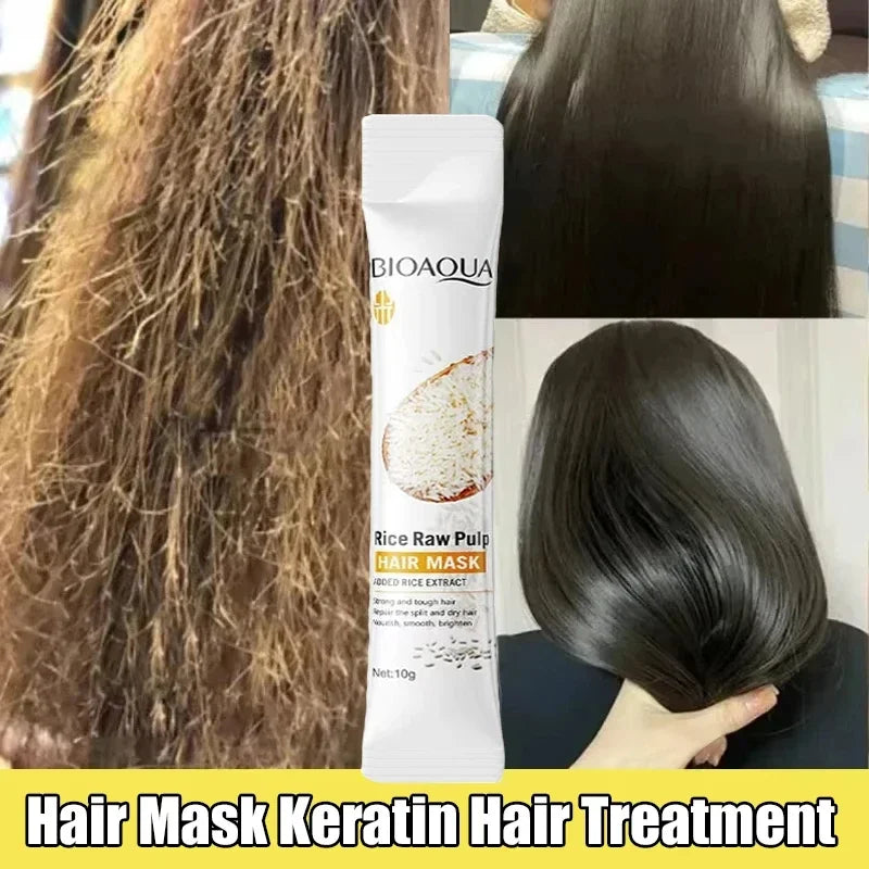 5-Second Magic Hair Mask - Professional Moisturizing Repair Treatment for Smooth Frizz-Free Hair