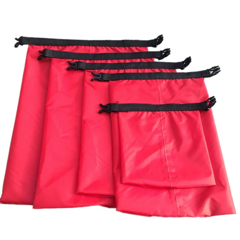 5pcs Waterproof Dry Bags — Outdoor Camping, Hiking, Kayaking, Rafting & Swimming Storage Sack Pack