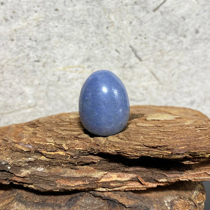 EG1-7 Mini Natural Stone Egg - Polished Meditation Fidget Stone for Stress Relief, Desk Decor, and Gifts