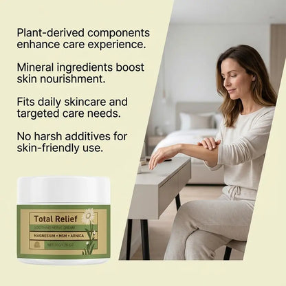 Magnesium Soothing Body Cream - Deep Moisturizing Muscle & Joint Comfort Cream for All Skin Types