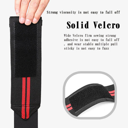 Elastic Wrist Pressure Strap for Weight Lifting - Sports Wrist Bandage Wrap & Guard for Men - Prevent Sprains