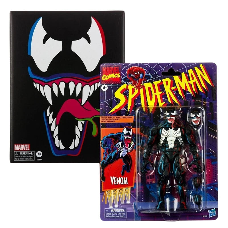 Spider-Man Venom Action Figure - 1/12 Scale Spider-Punk Carnage 2099 Deadpool Gwen Kraven Model Toy Gift