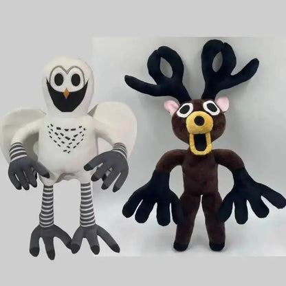 2026 New 99 Nights in the Forest Plush – Brown Elk, White Owl Stuffed Dolls & Pillows for Kids’ Gifts