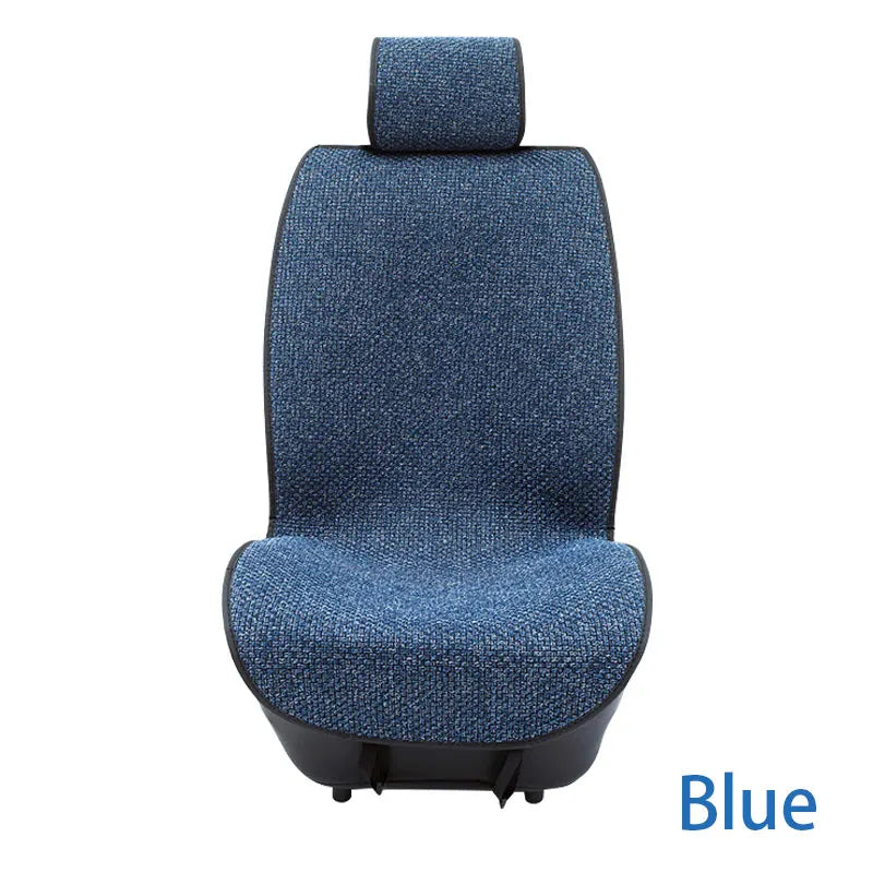SEAMETAL Linen Car Seat Cover - Four-Season Breathable Anti-Slip Seat Protector