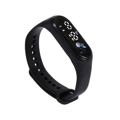 Kawaii Kids Smart Watch – Waterproof Digital Sports Watch for Boys & Girls with Silicone Strap