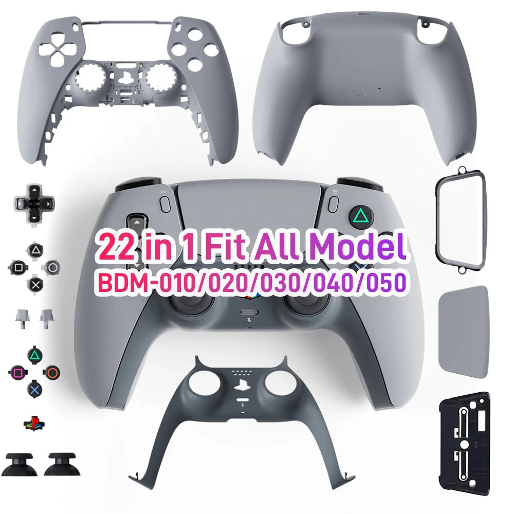 Limited 30th Anniversary PS5 Controller Shell — Front & Back Cover Replacement for BDM-010/020/030/040/050