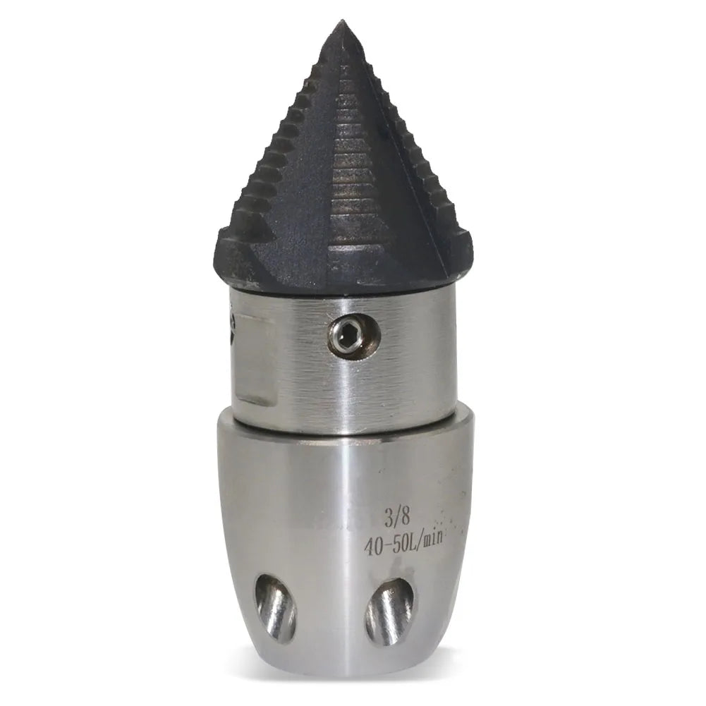 High Pressure Rotating Nozzle 1/2 M22 & 3/8 – Sewer & Sludge Cleaning Water Gun Nozzle for Pressure Washing