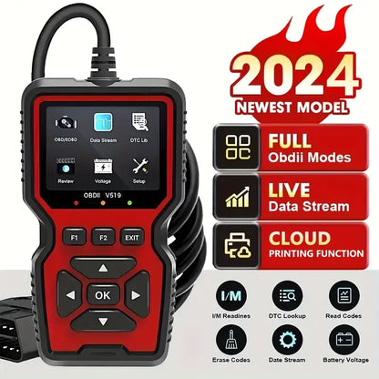 V519 Professional OBD2 Scanner – EML327 Car Diagnostic Tool & Code Reader for Troubleshooting