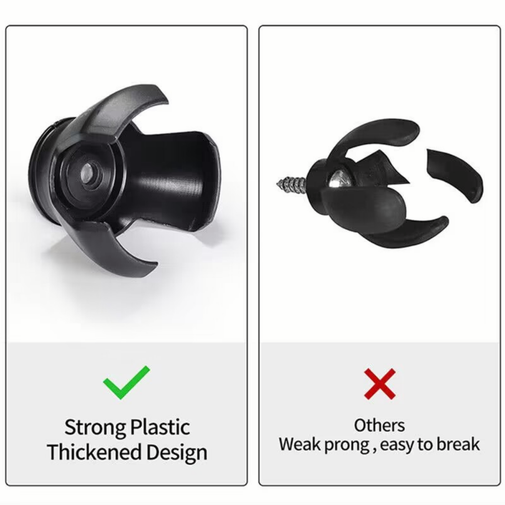 Golf Ball Picker Clamp – Rubber & Zinc Alloy Ball Pickup Tool, Convenient Golf Accessories & Training Aid