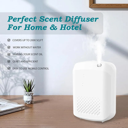 Electric Fragrance Diffuser - Wall-Hanging Aromatic Oil Air Freshener Machine for Home & Hotel