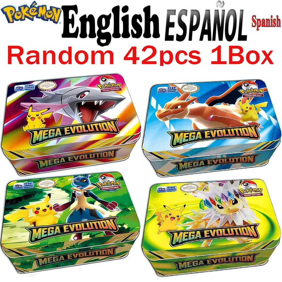 Pokémon Mega Evolution 42-Piece Card Set - Lost Origin Battle Cards, Anime Trading Card Box & Kids’ Collectible Game Toys