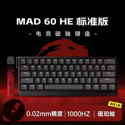 MADLIONS MAD 60/68HE Magnetic Switch Wired Gaming Keyboard – Hot Swap, Rapid Trigger, Customizable PC Gamer Accessory