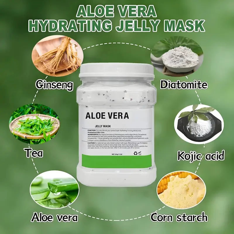 650g Hyaluronic Acid Facial Mask Powder – Hydrating, Firming & Nourishing Jelly Mask for All Skin Types