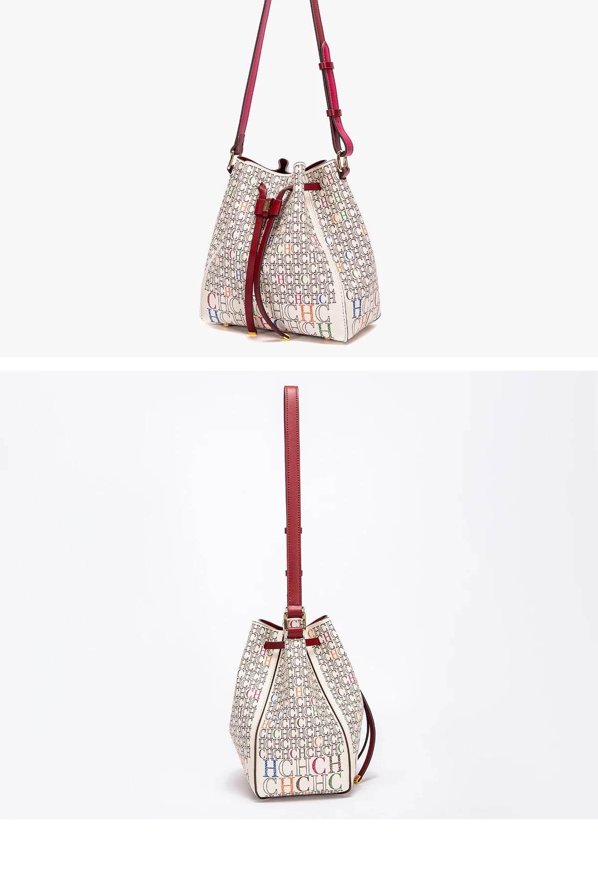 Luxury Women’s Bucket Handbag — Classic Designer Shoulder Bag with Fashion Print, Stylish Wallet for Women
