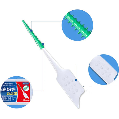 200-Piece Dental Floss Picks Set - Interdental Cleaning Tools for Daily Oral Hygiene and Dental Care