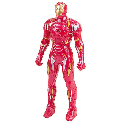 17cm Marvel Spider-Man & Iron Man Action Figures – Luminous Anime Toys for Kids & Collectors