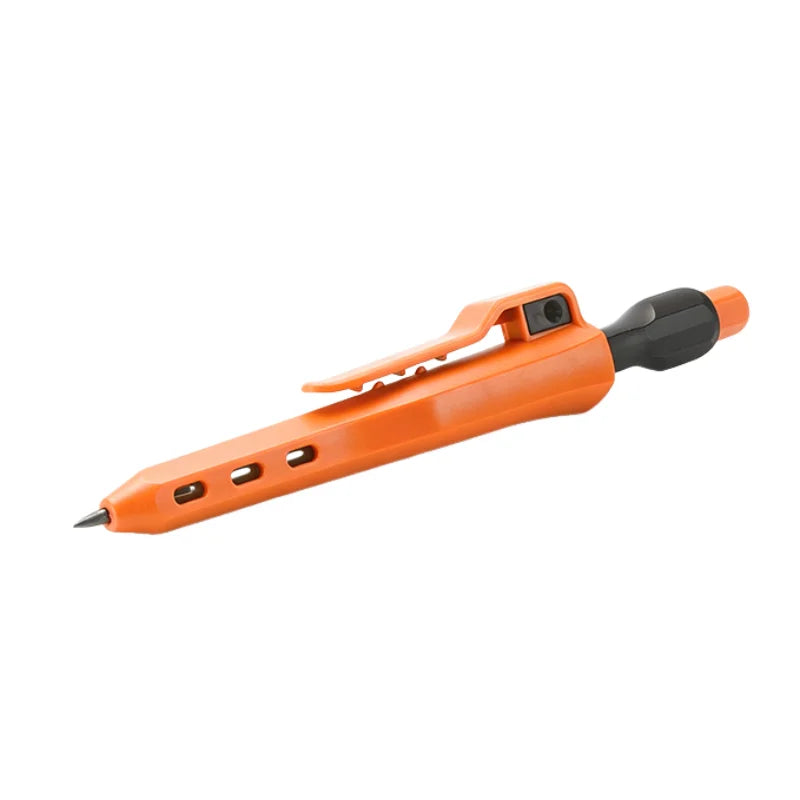 2.8mm Mechanical Carpenter Pencil - Deep-Hole Marker with Built-In Sharpener for Woodworking & Construction