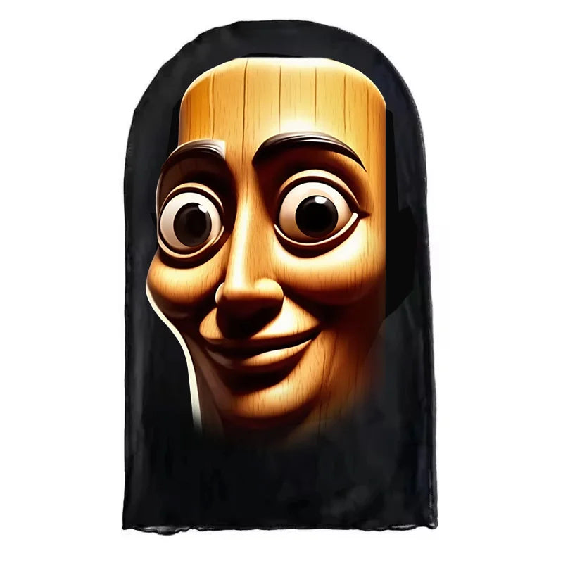 TungTungTung Sahur 3D Printed Full Face Mask - Mesh Cosplay Prop Funny Party Costume Accessory