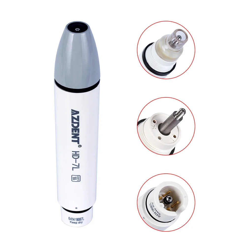 AZDENT Ultrasonic Piezo Scaler Handpiece – Compatible with SATELEC, DTE, WOODPECKER, EMS, VRN, 135° Sterilized