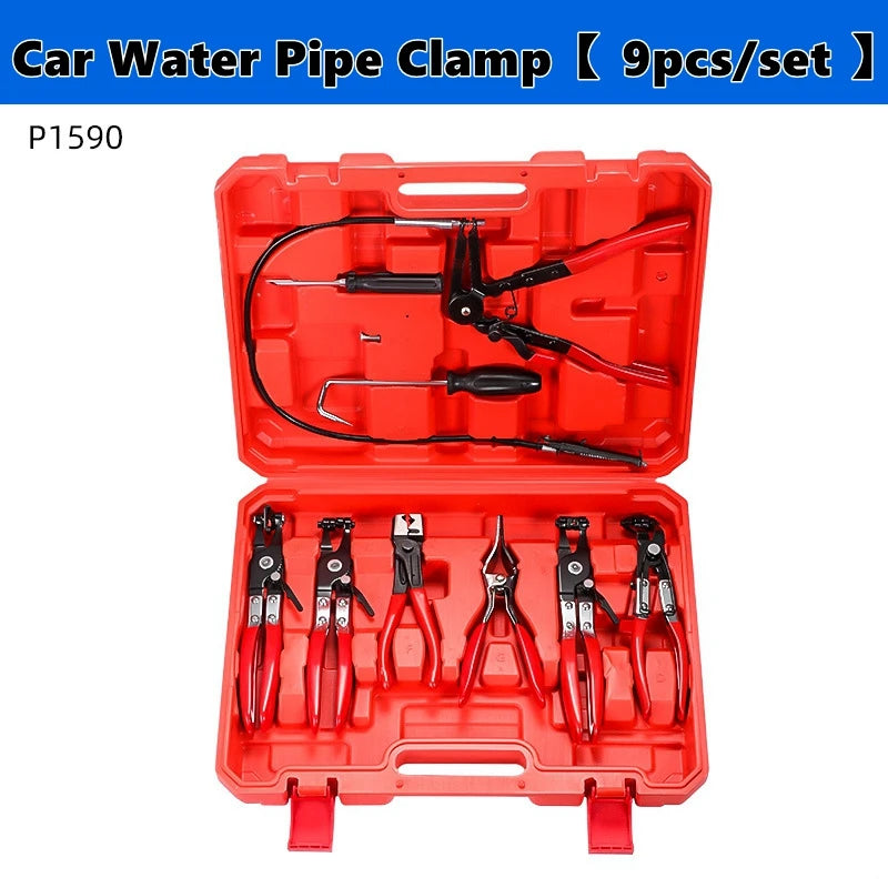 Flexible Hose Clamp Pliers - Long Cable-Type Tool for Auto Hose Removal, Repair & Maintenance