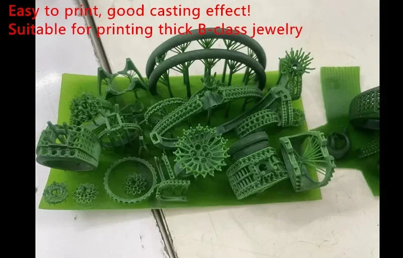 High Wax Content Resin for Jewelry Casting – 90% Wax LCD/DLP UV Curable Resin for Smooth Printing & Precision Molds