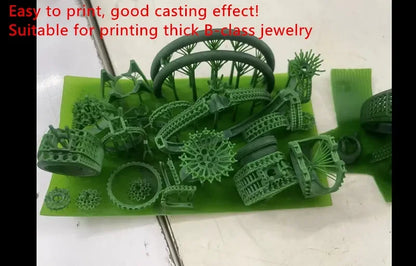 High Wax Content Resin for Jewelry Casting – 90% Wax LCD/DLP UV Curable Resin for Smooth Printing & Precision Molds