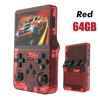 Max 256GB Retro Handheld Game Console – Linux System, 3.5 Inch IPS Screen, Portable Video Player with 64GB/128GB Games