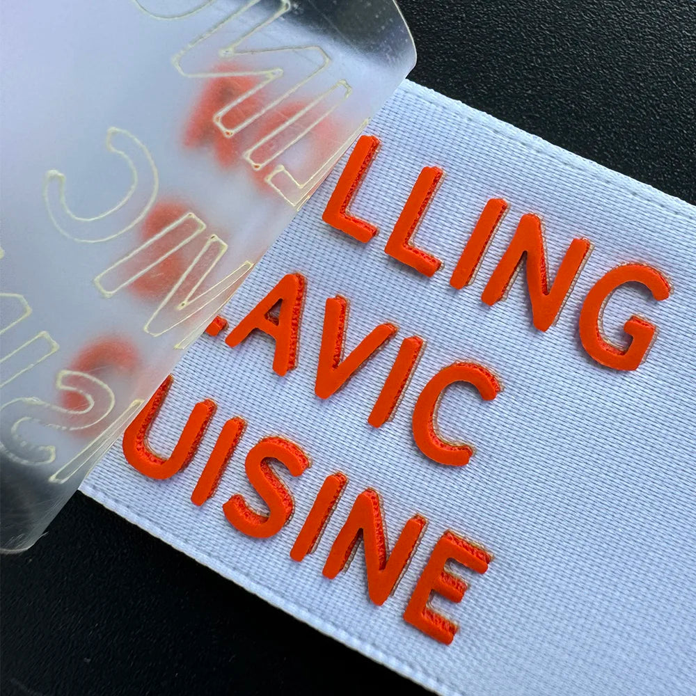 Thick 3D Personalized Soft Vinyl Heat Transfer Labels — Custom Clothes Logo Patches 4-12cm, 0.6mm