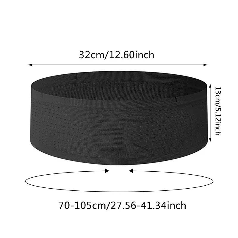 Seamless Running Waist Bag – Lightweight Invisible Gym & Cycling Phone Belt Pouch