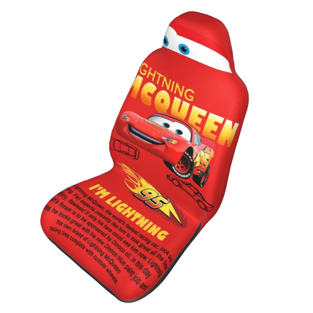 Sally Lightning McQueen 95 Car Seat Cover – Durable 1-Piece Universal Fit for Trucks, Cars & Sedans