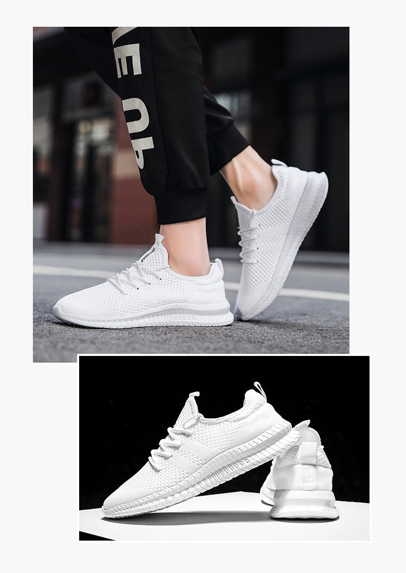 2022 Men’s Sneakers — High-Quality Breathable Gym & Casual Walking Shoes, Lightweight Plus-Size Footwear Zapatillas Hombre