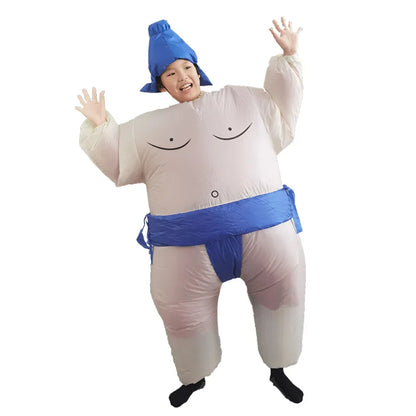 2023 Inflatable Sumo Wrestler Costume – Blow-Up Cosplay Suit for Kids & Adults Party Dress