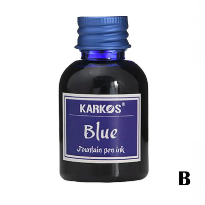 Pure Colorful Fountain Pen Ink — High-Quality 20/30/70ml Refill for Calligraphy, Writing & School Stationery