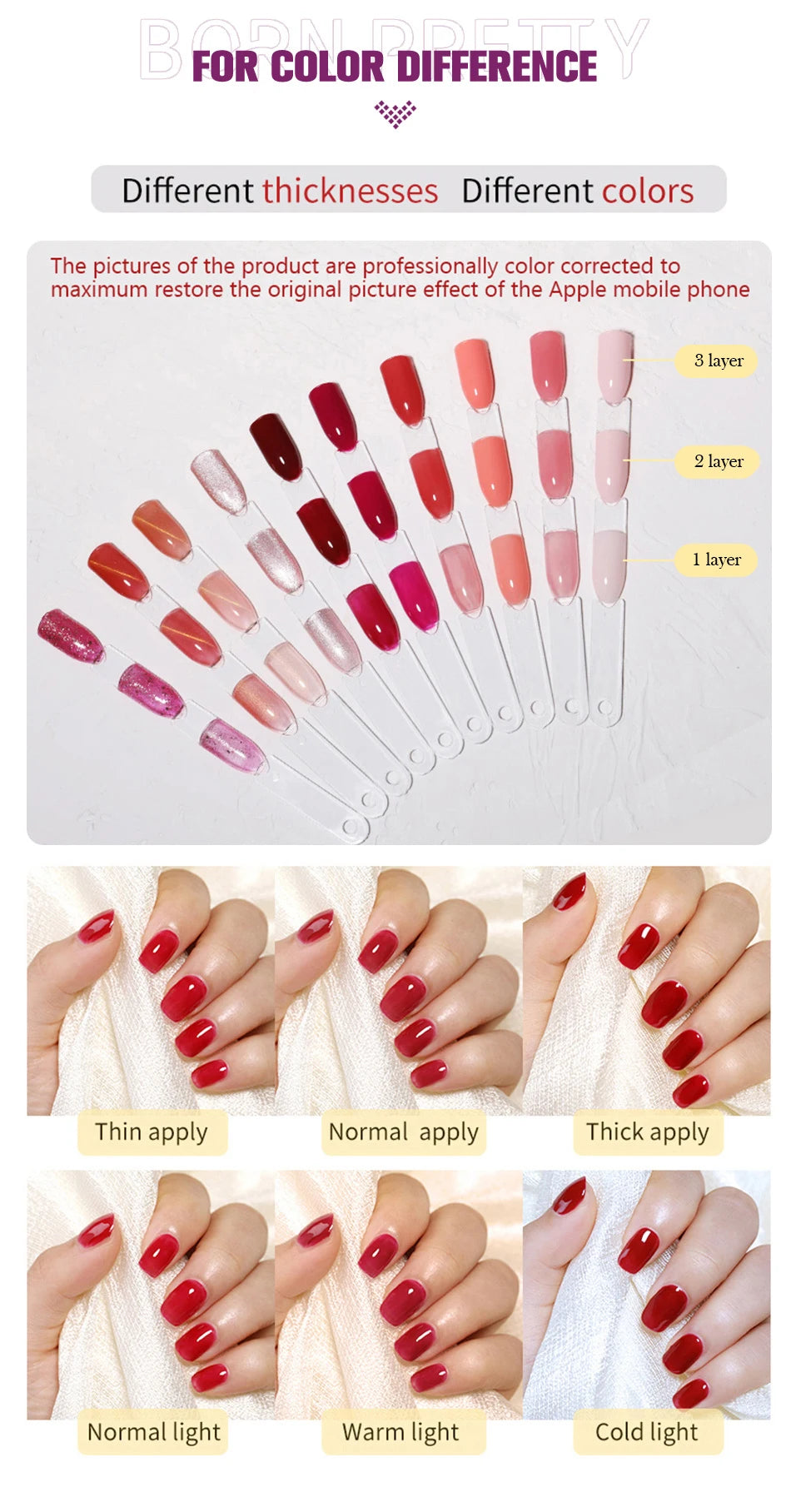 BORN PRETTY Spider Wire Gel Nail Polish 5ml - Flower Drawing & Creative Point-to-Line Nail Art Gel Varnish