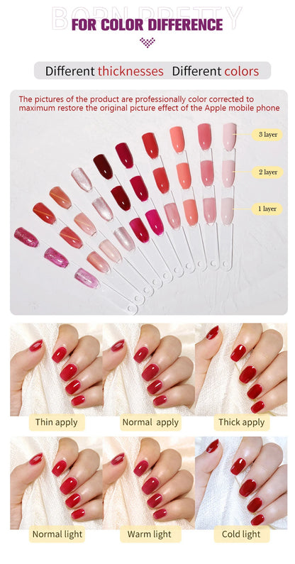 BORN PRETTY Spider Wire Gel Nail Polish 5ml - Flower Drawing & Creative Point-to-Line Nail Art Gel Varnish