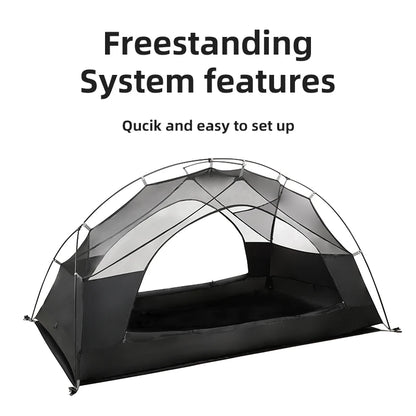 PACOONE Ultralight 20D Nylon Camping Tent – Portable Waterproof Backpacking, Cycling, Hiking, Travel & Beach Tent