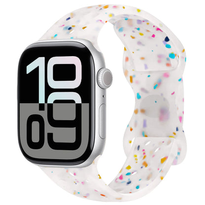 Silicone Apple Watch Strap - Breathable Wristband for Watch 11/10/9/8/7 Ultra 3/2 SE Series 49mm-41mm