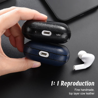 Leather Case for AirPods Pro 2 — Business Earphone Cover for Apple AirPods 3 & Pro 2nd Gen USB-C