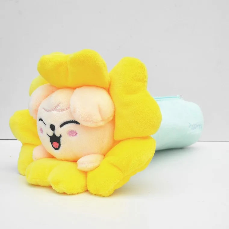 310style Skzoo Plush Pencil Case – Kawaii Kpop Stray Wolf Stuffed Animal Toy, Cartoon Plush Doll for Kids Gift
