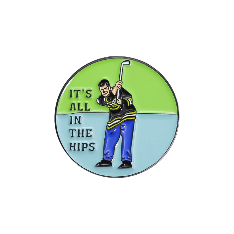 Magnetic Golf Hat Clip with Ball Marker - Electroplated Golf Marker and Training Accessory for Kids, Boys, Girls, and Golf Gifts