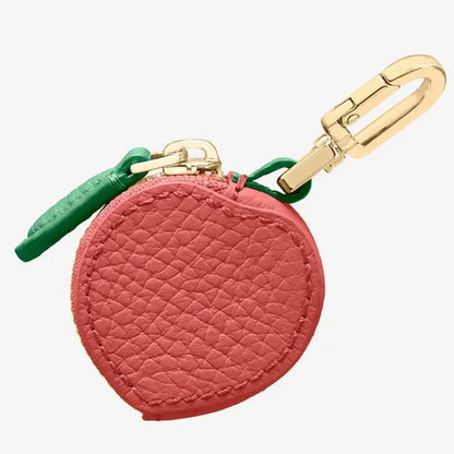 Mini Cherry & Strawberry Coin Purse – Cute PU Leather Keychain Bag for Earphones and Small Storage, Korean Style