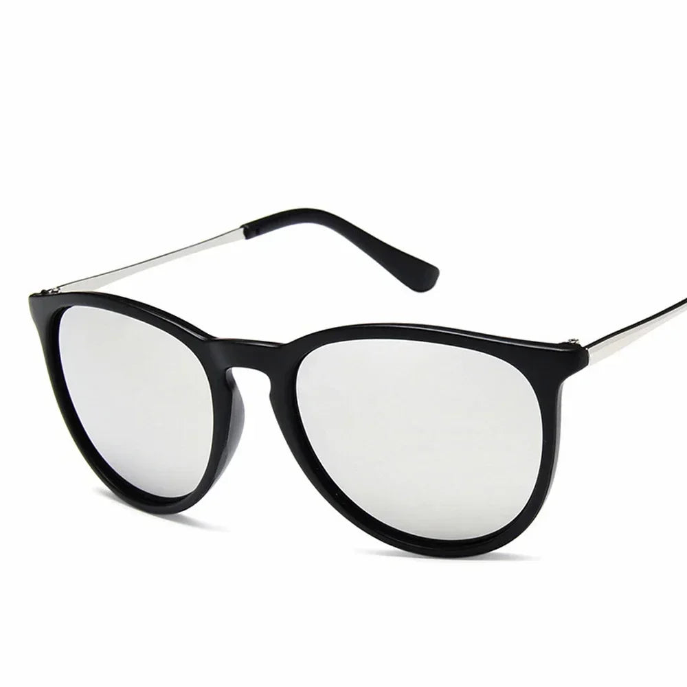 MUSELIFE 2025 Oval Small Sunglasses — Clear UV400 Classic Transparent Shades for Women