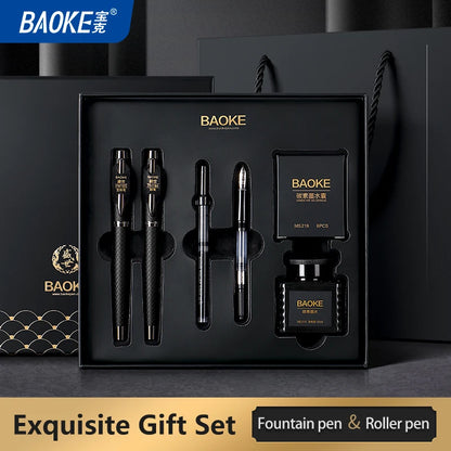 BAOKE T18 Luxury Fountain Pen & Roller Pen Set – Exquisite Gift Set