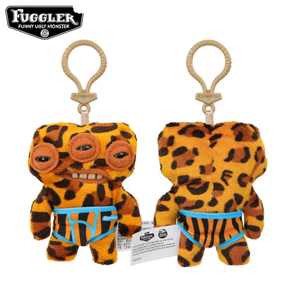 Original Fuggler Tooth Monster Keychain – Cute Wide-Eyed Plush Toy, Funny Ugly Monster Doll Pendant Gift