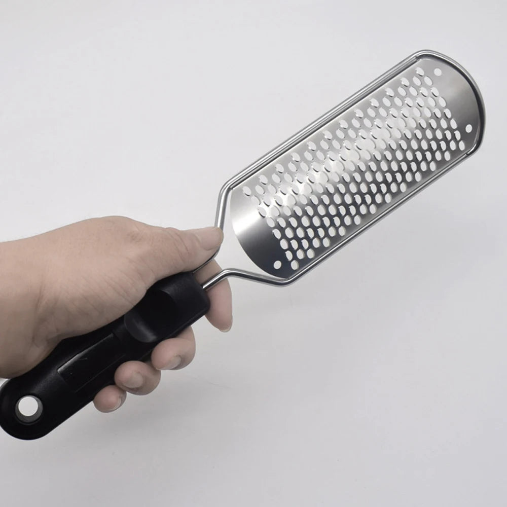 Stainless Steel Foot Rasp File - Professional Pedicure Tool for Heel Callus and Dead Skin Removal